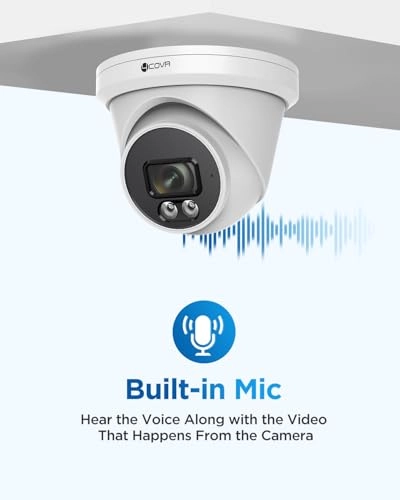 PoE 4K 8 Channel Security Camera System - 4Pcs 8MP