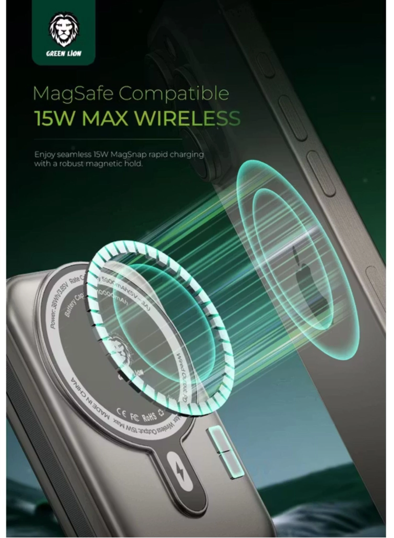 Monaco - 10000 Watt-hour 15 Watt MagSafe