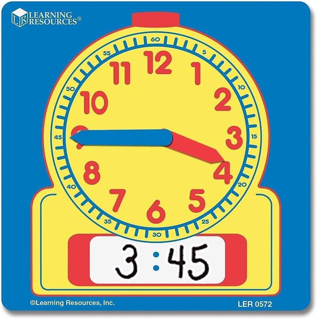 Learning Resources Demonstration Clock - 5 to 8 years 10 pieces