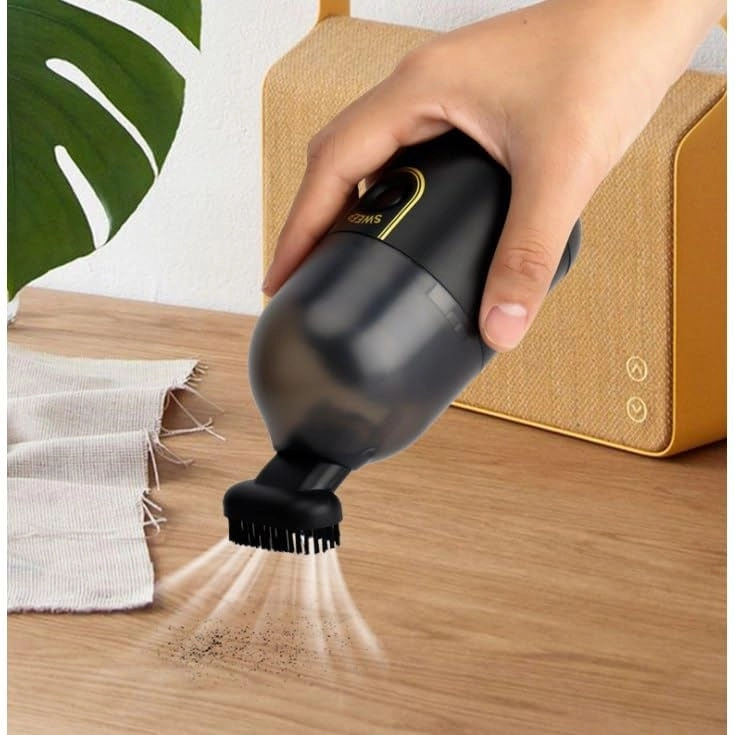 VIPREKHO Mini Handheld Vacuum - Portable Cordless Visible Dust Bin