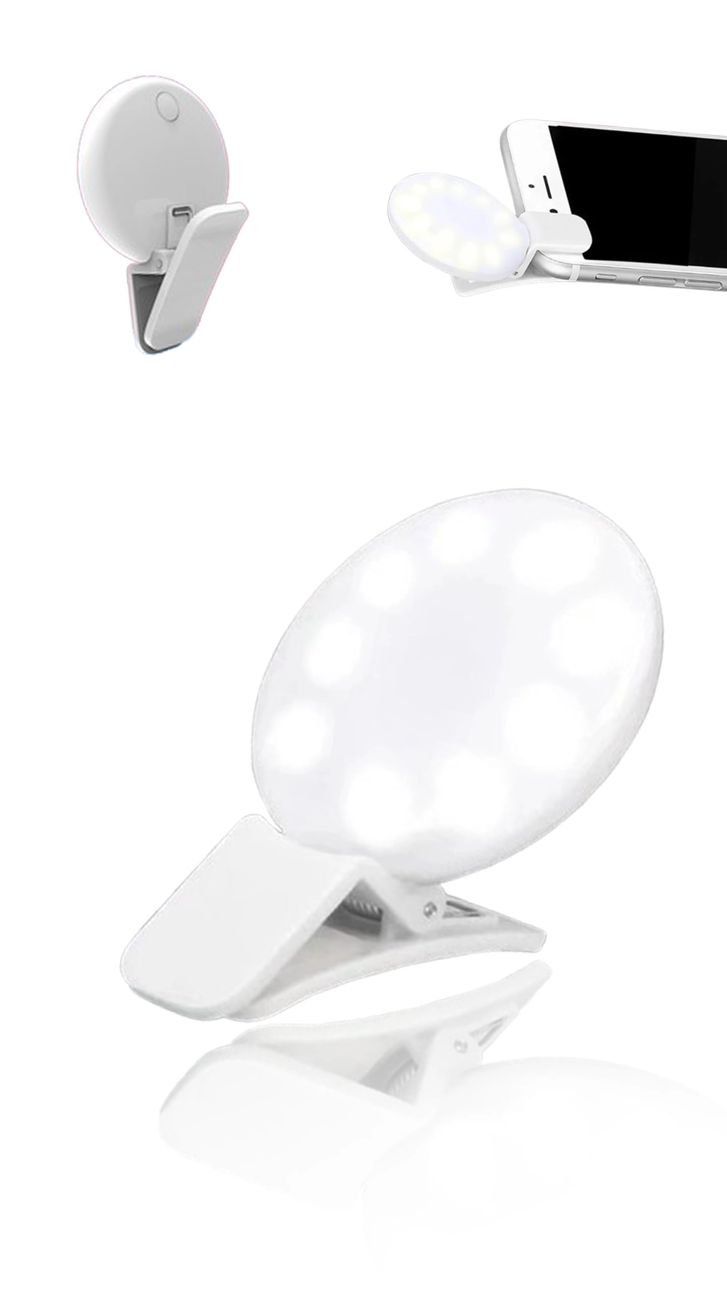 Honwor Portable Rechargeable Ring Light