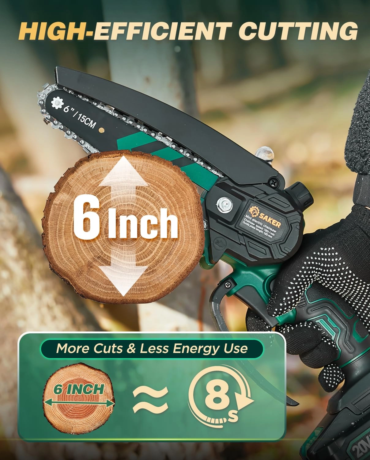 Mini Chainsaw - 550 Watts
