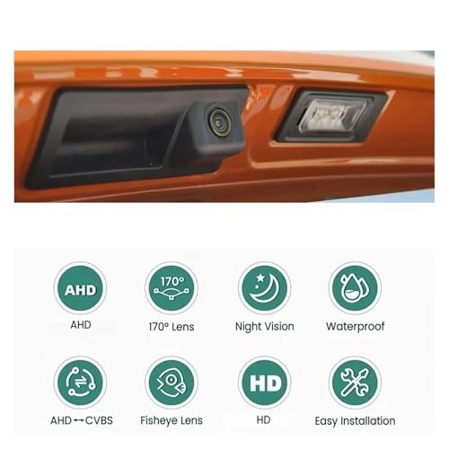 Tailgate Handle Backup Reverse Camera - Night vision RCA 1920*1080