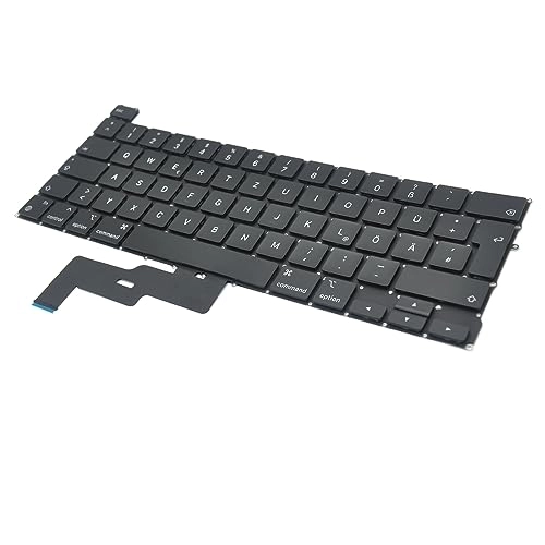 German QWERTZ Keyboard + Keyboard Screws + Screwdriver - DE Wired