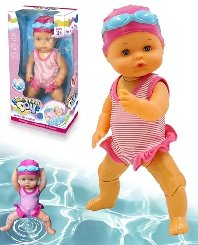 Swimming Baby Doll - Waterproof Floating Pink