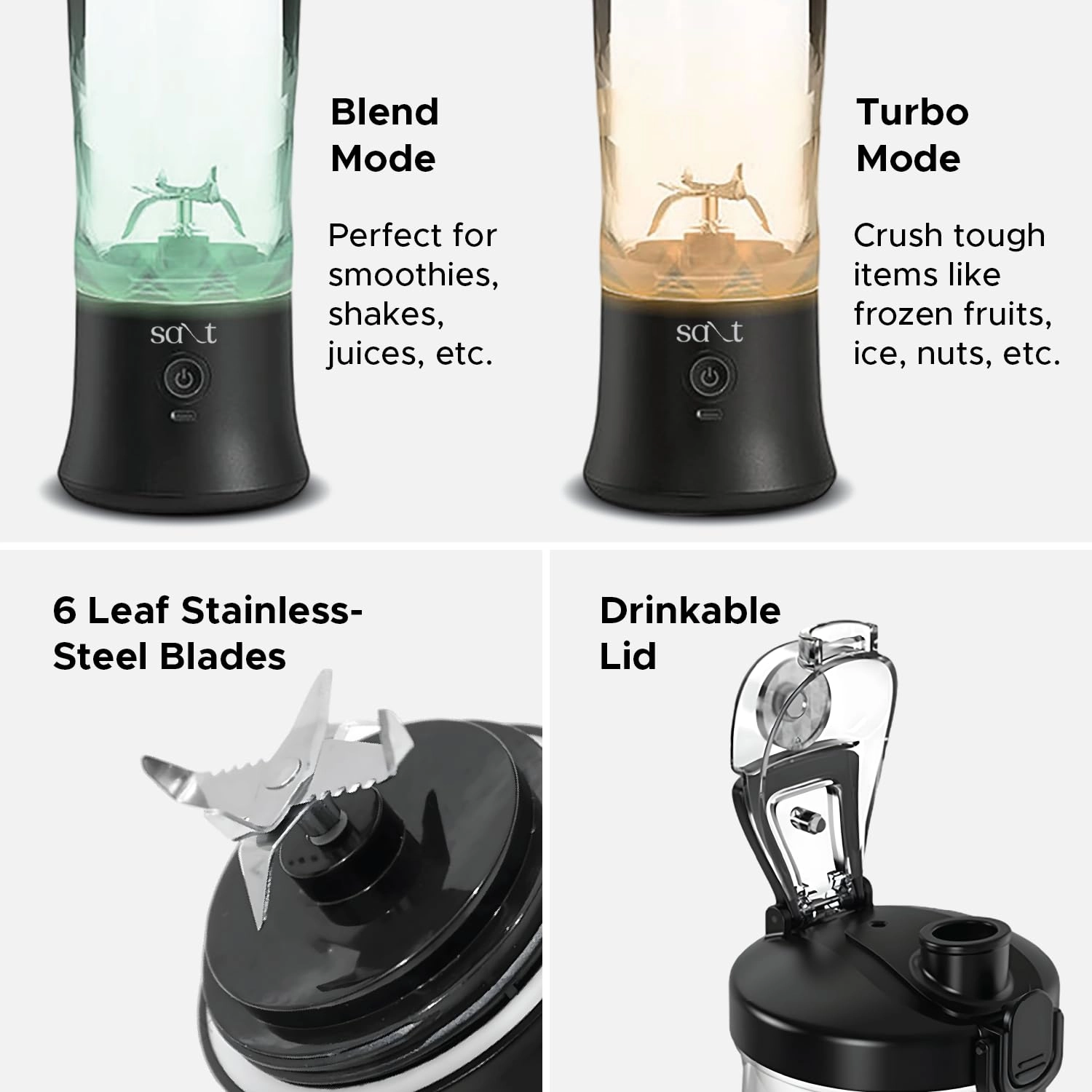 PureBlend Ultra - Portable Turbo Mode USB-C Rechargeable