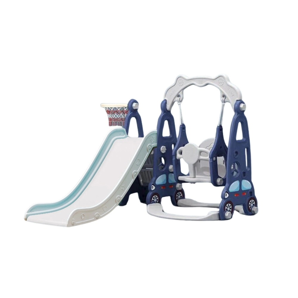 Megastar Zoom Slide & Swing Multiplayset - 3-In-1 Blue