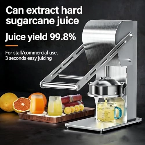Manual Juicer Machine - Hand Press Detachable Design