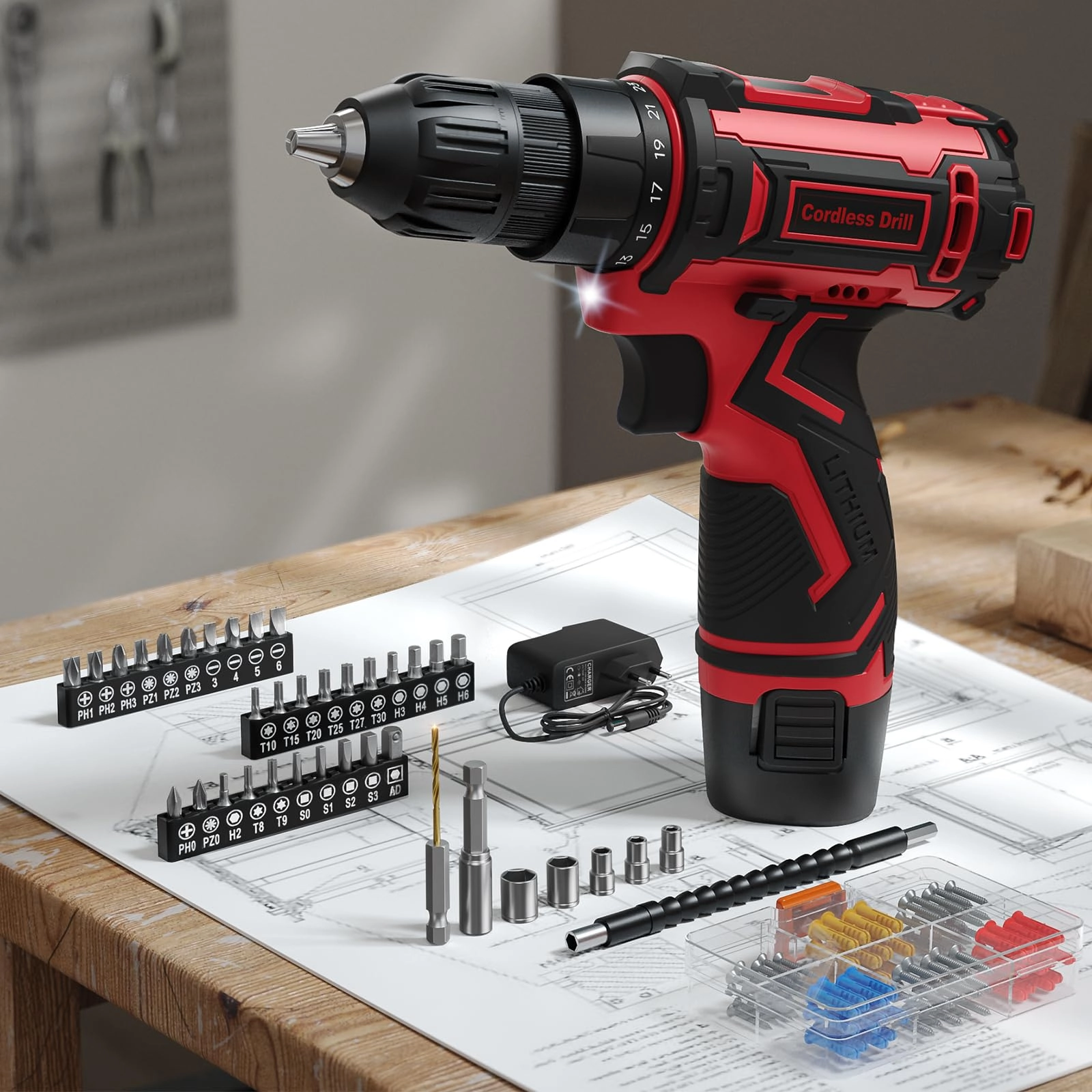 VIWKO Cordless Screwdriver - 2000mAh