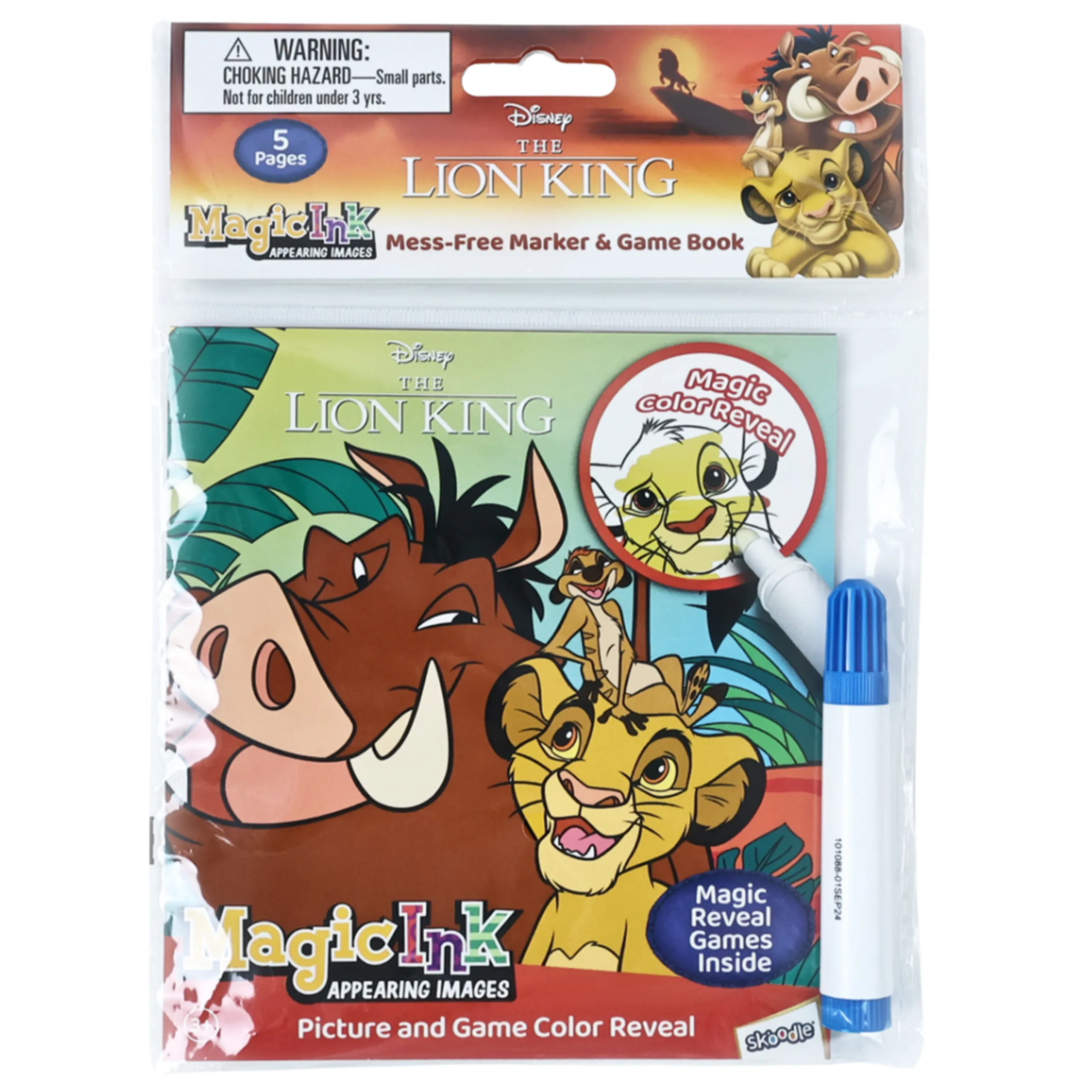 Lion King Mini Magic Ink Appearing Images - Mess-Free Marker