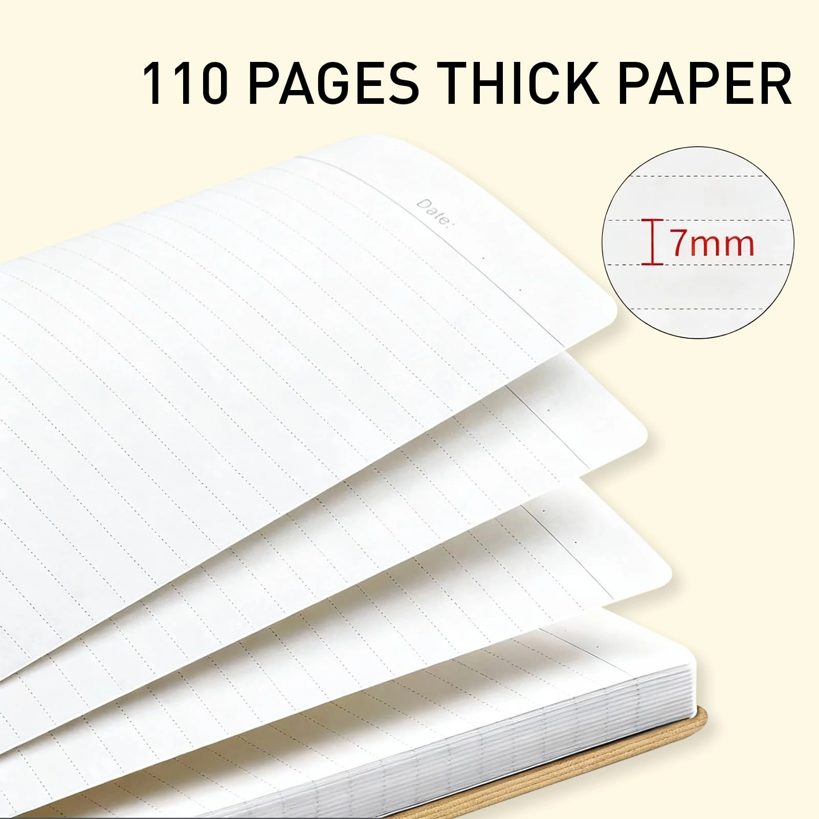 Notebook A4 Softcover - Lined 110 Pages