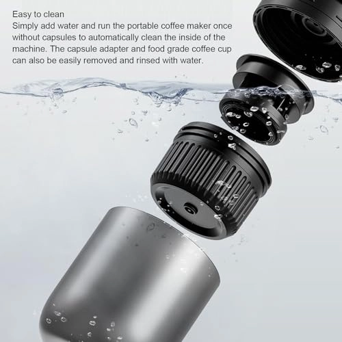 Portable Coffee Maker - 120ml coffee powder and capsules