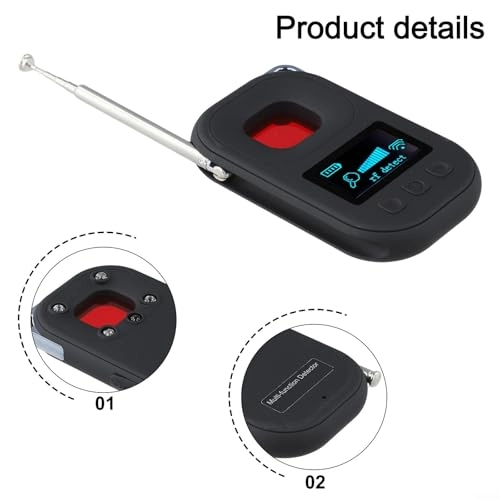 Conceal Camera Detector - Magnetic Field Detection Infrared Detection