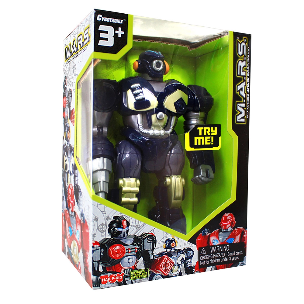 M.A.R.S. Cybotronix Motorized Action Robot - 7" (17cm) Flashing eye unit