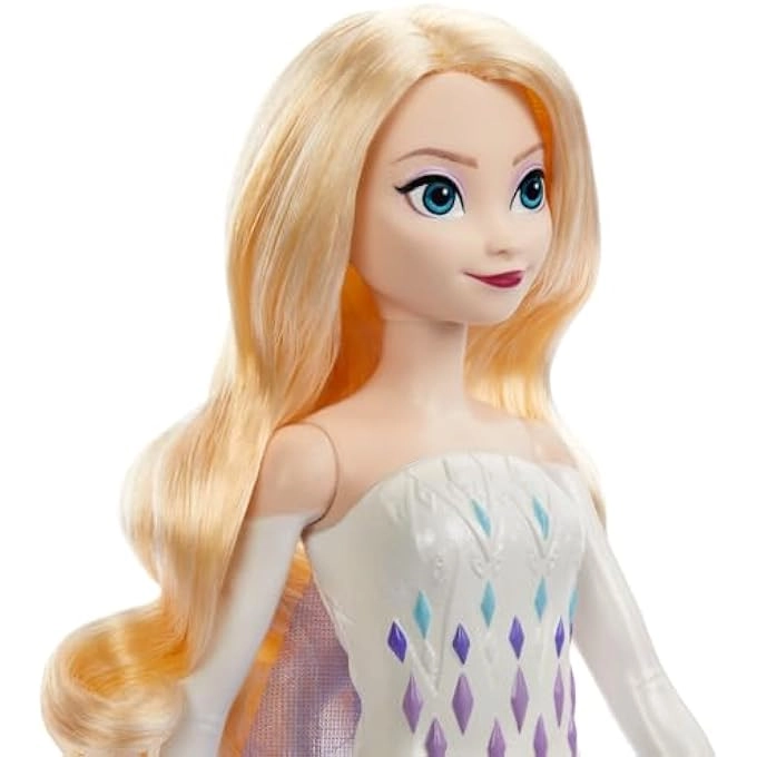 Elsa Fashion Doll - Frozen 2 + Olaf Figure - Snow Dough Stamper Ages 3+