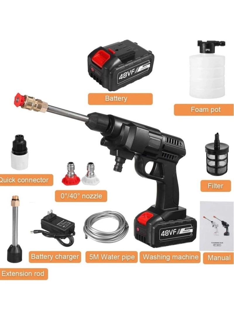 Cordless Portable Washer - 48V 200W 30Bar