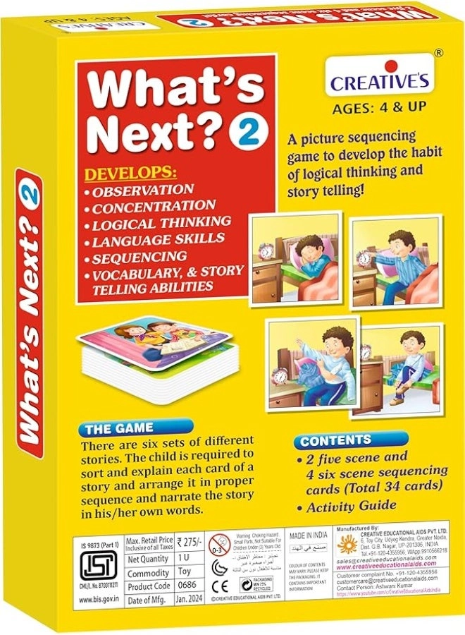 What's Next -2 - 3 years and up 56 pieces