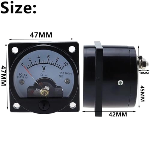 91C4 - DC 0-30V Analog Voltmeter