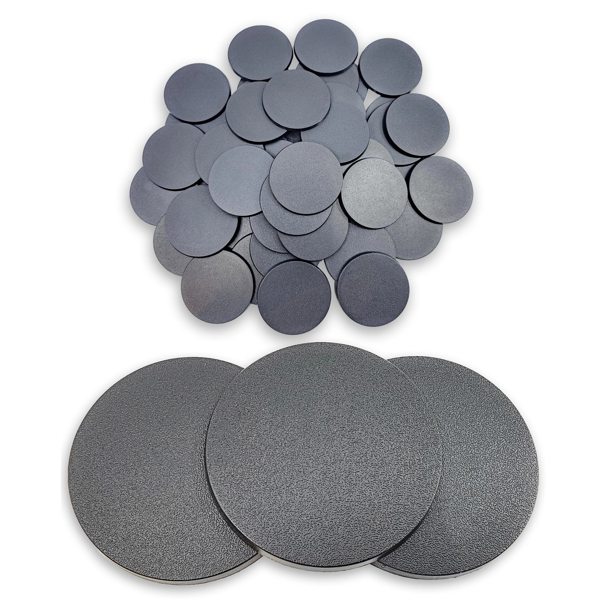 Hobby Heaven 60mm Round Plastic Warhammer Bases - 50 pcs