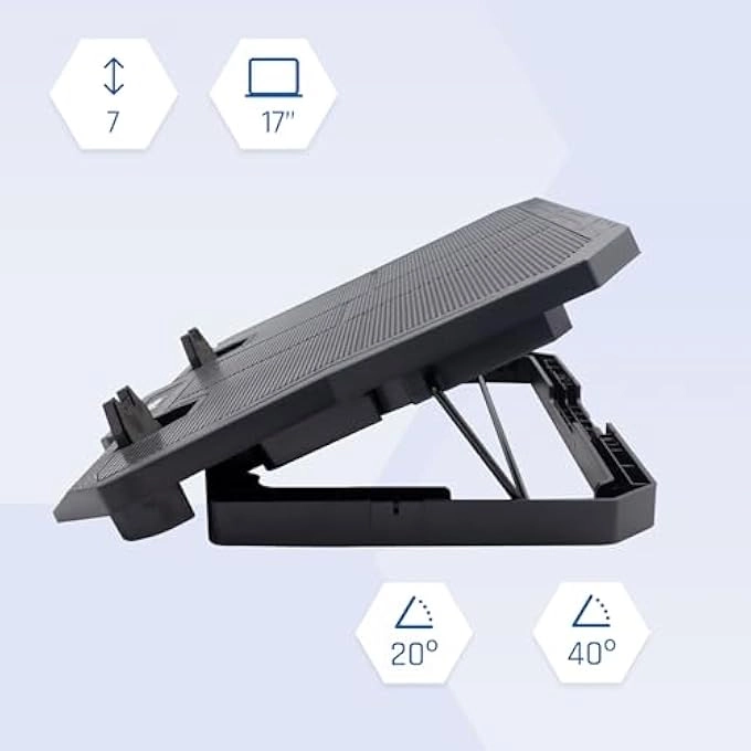 LAPTOP COOLING PAD - 12-17 INCH 6 QUIET FANS