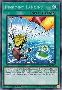 Konami Pinpoint Landing - CYHO-EN081 Secret Rare 1st Edition
