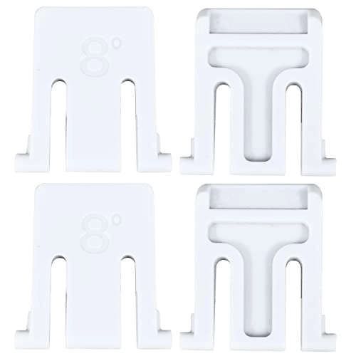 Keyboard Support Feet Legs Replacement Kit - 4pcs White