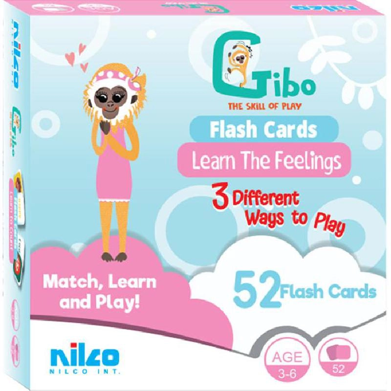 Gibo Flash Card - 3-6 54 pieces