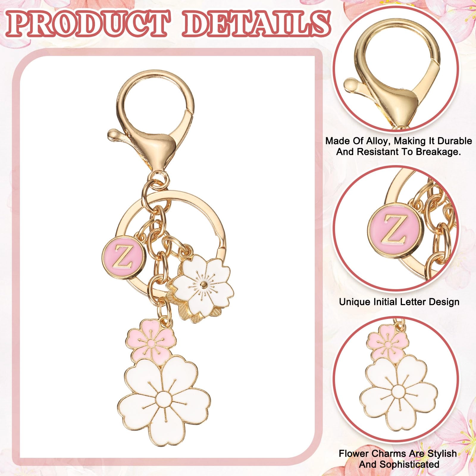 Initial Keychain - Letter