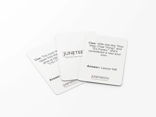 Juneteenth Trivia Game - Card Game