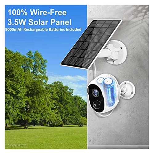 Outdoor Solar Security Camera 2K