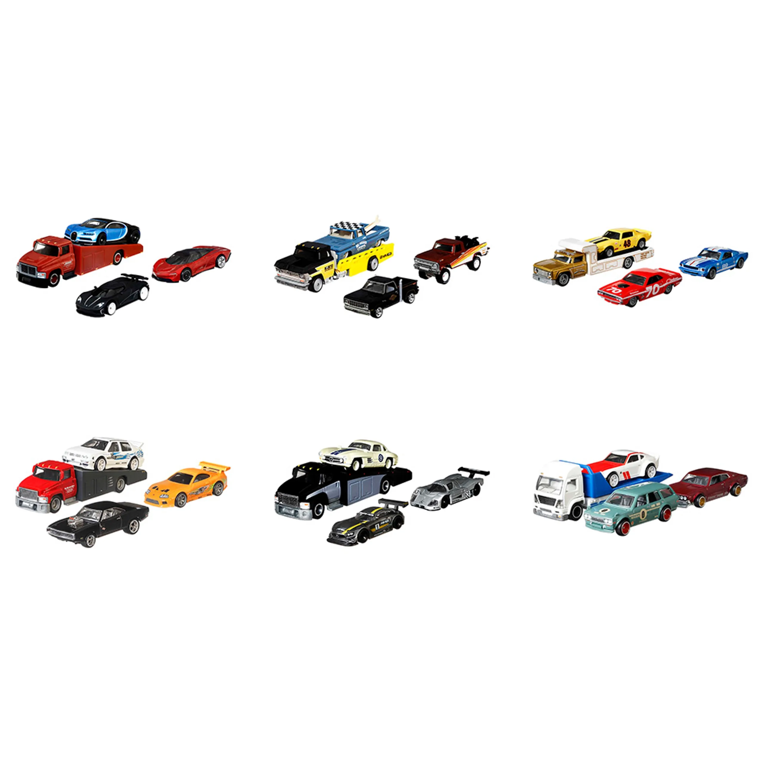 Hot Wheels Track Day Collector Playset - 1:64 4pcs