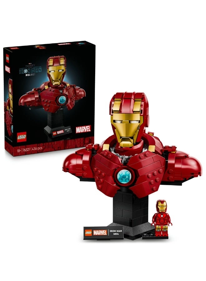 LEGO Iron Man MK4 Bust (76327) - 436 Pieces Minifigure