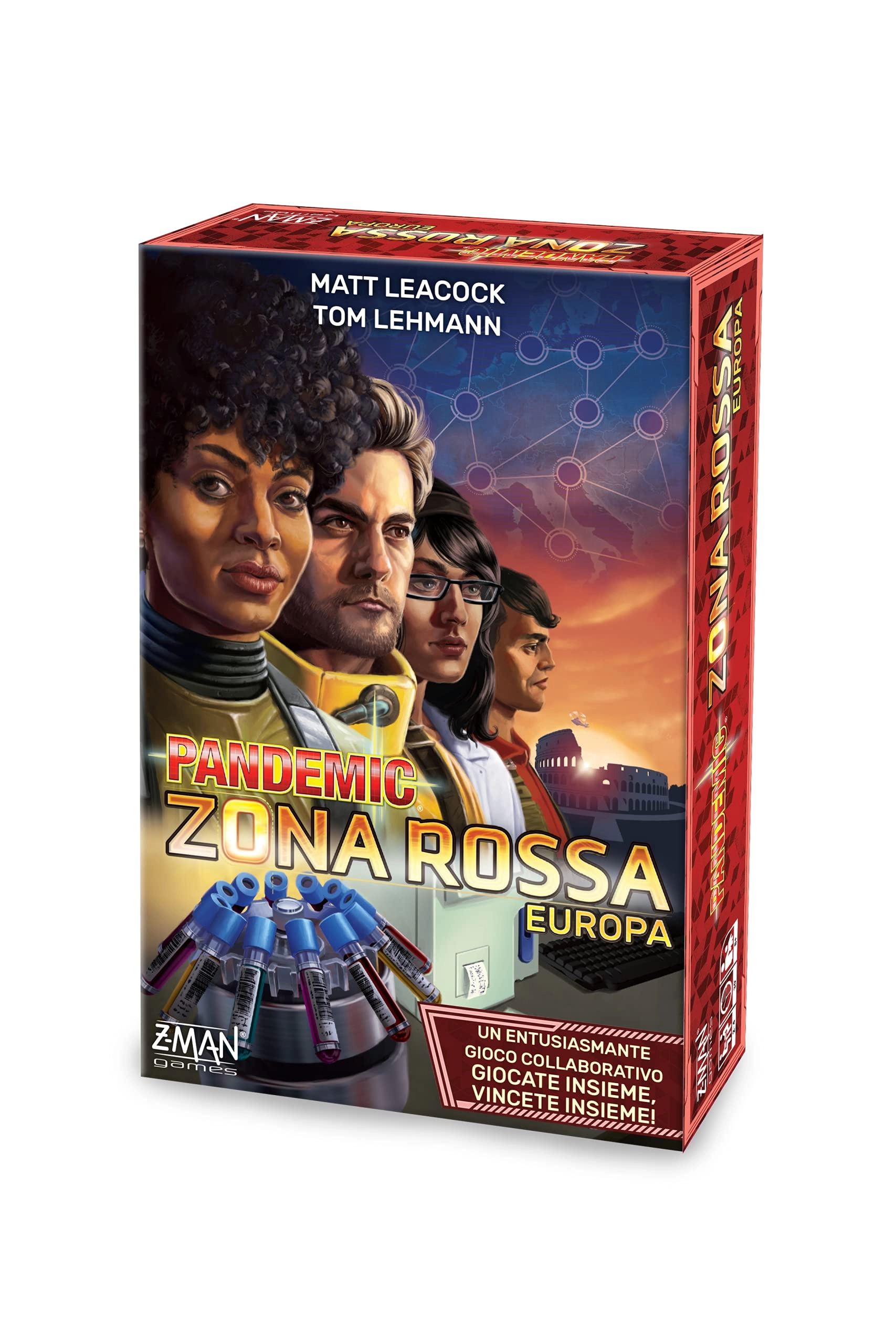Asmodee Pandemic Zone Rossa: Europe (Italian)