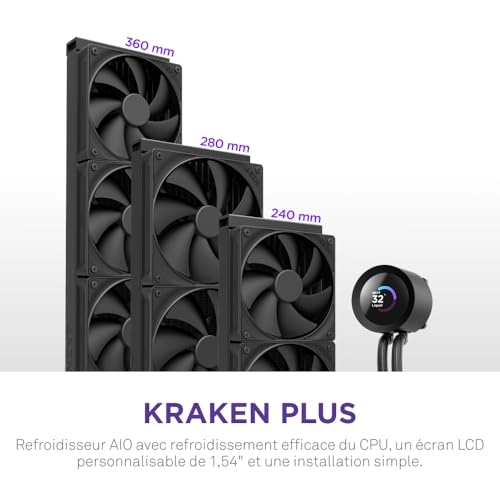 Kraken - 280mm 2 x F140 RGB Core Fans