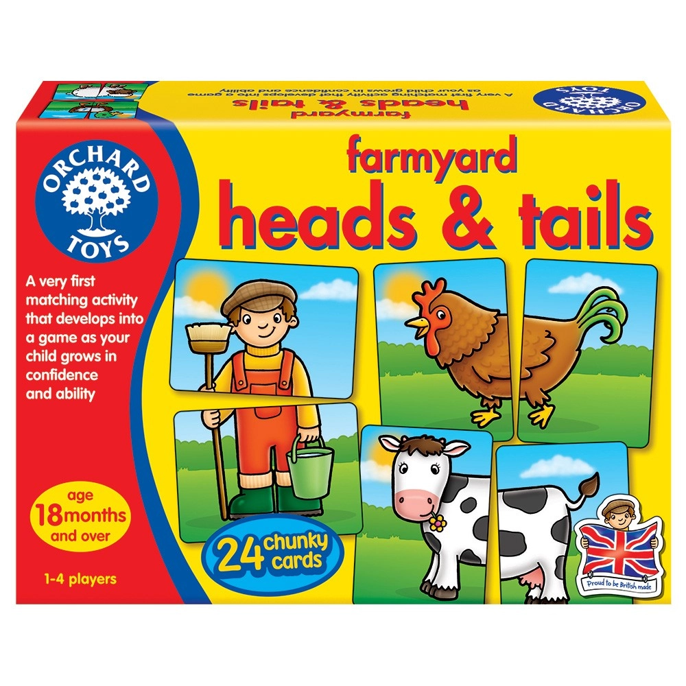 Orchard Farm Yard Heads & Tails - 18 months-3 years