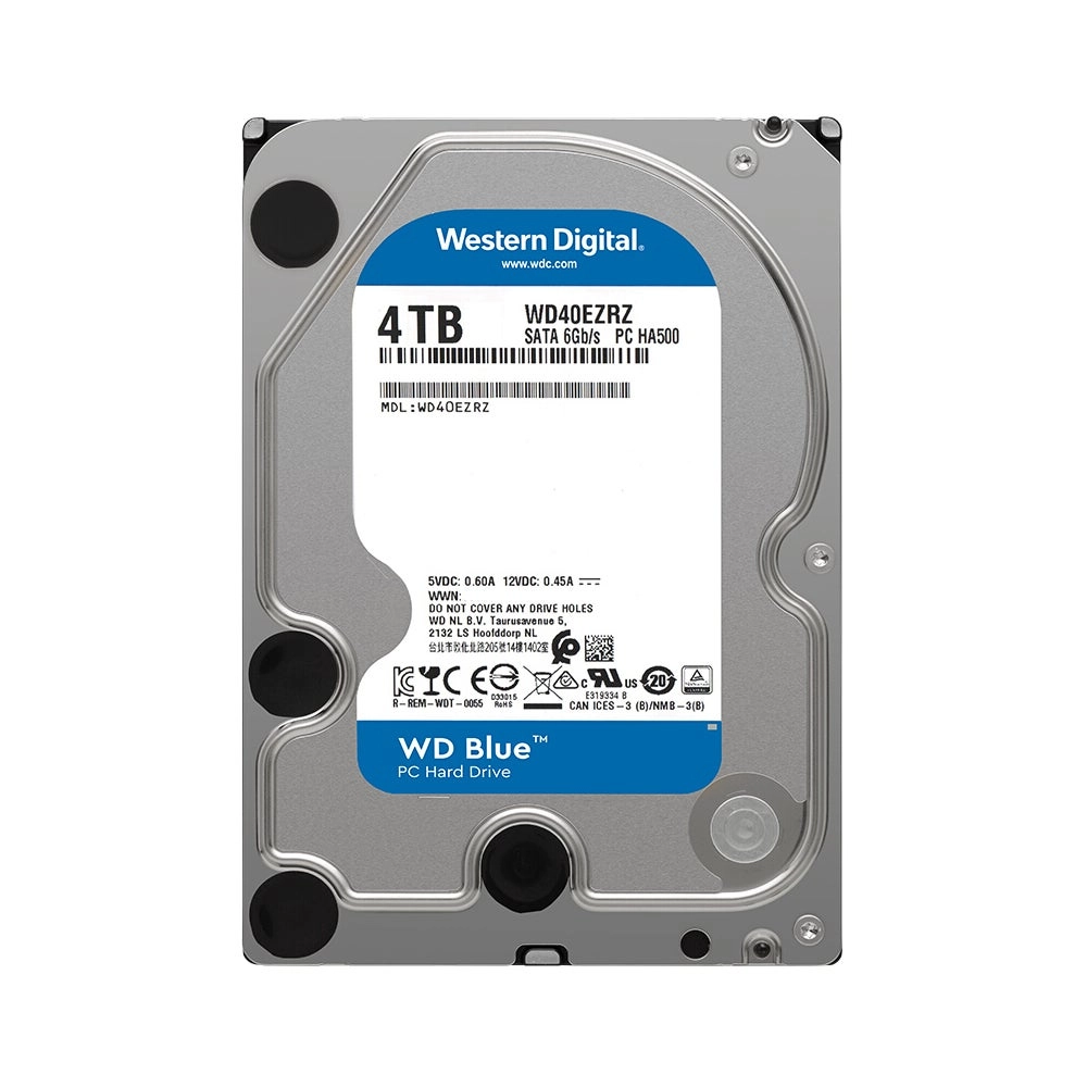 Western Digital Blue 3.5" 7200rpm 64MB SATA 6Gb/s (WD40EZRZ) - 4TB