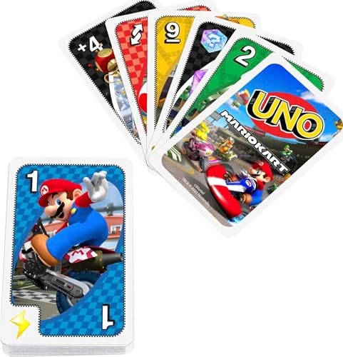 Uno Mario Kart - Card Game Standard Deck