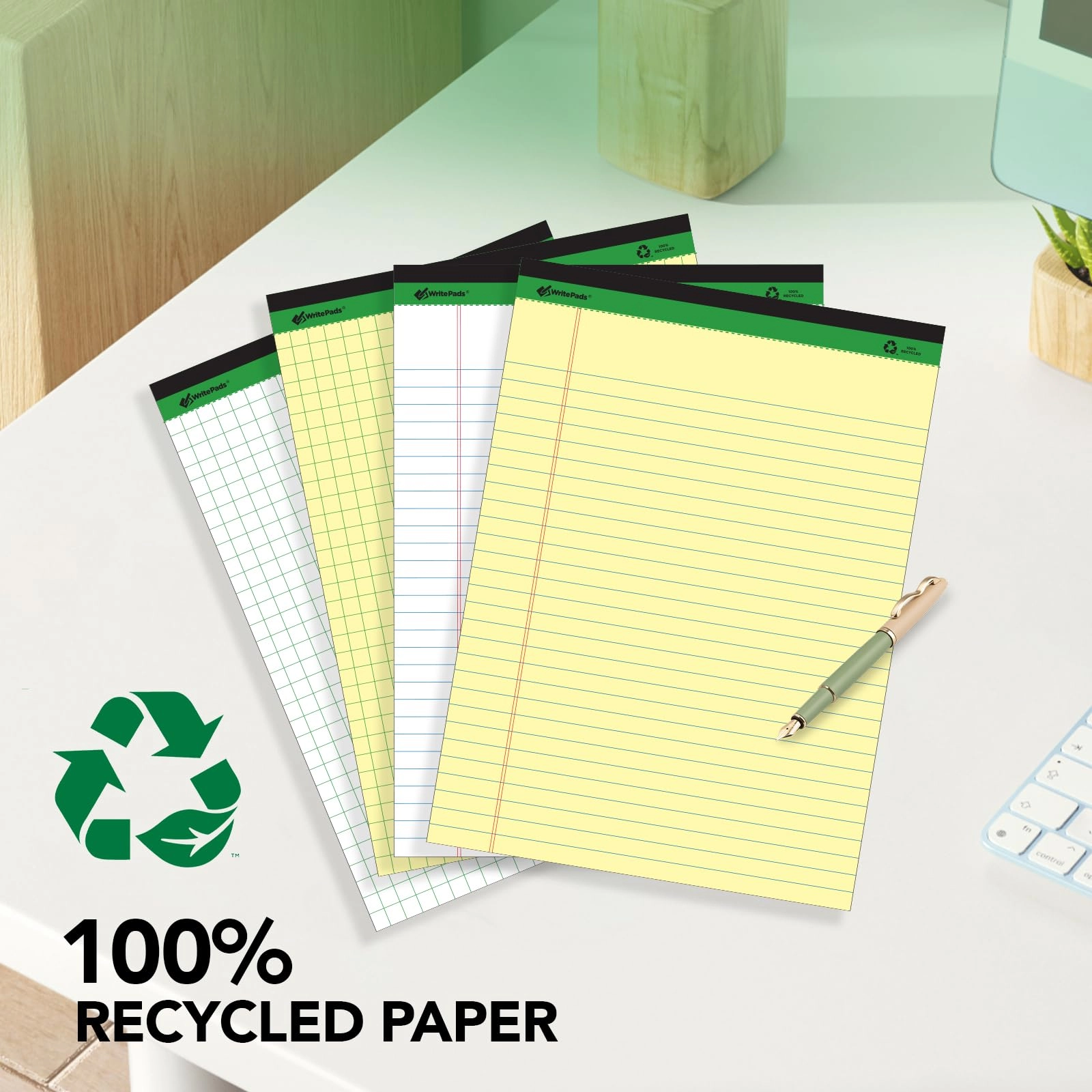 Legal Note pads 8.5-x-11.75-inch - Lined 600 Sheets