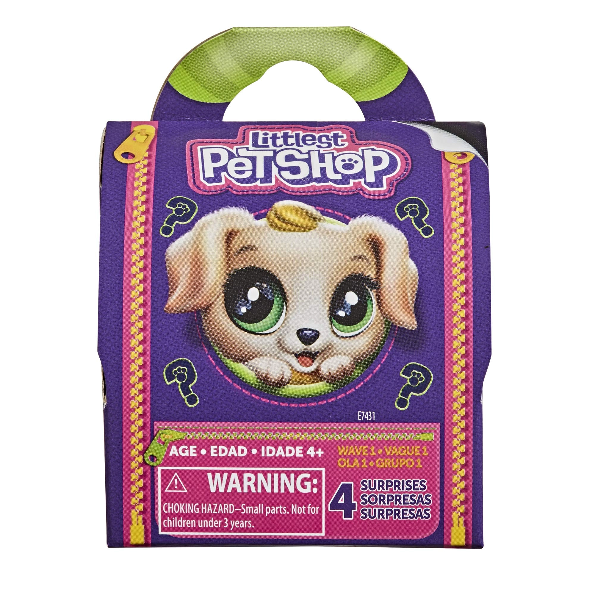 Littlest Pet Shop Tiny Pet Carrier - Purple Ages 4+
