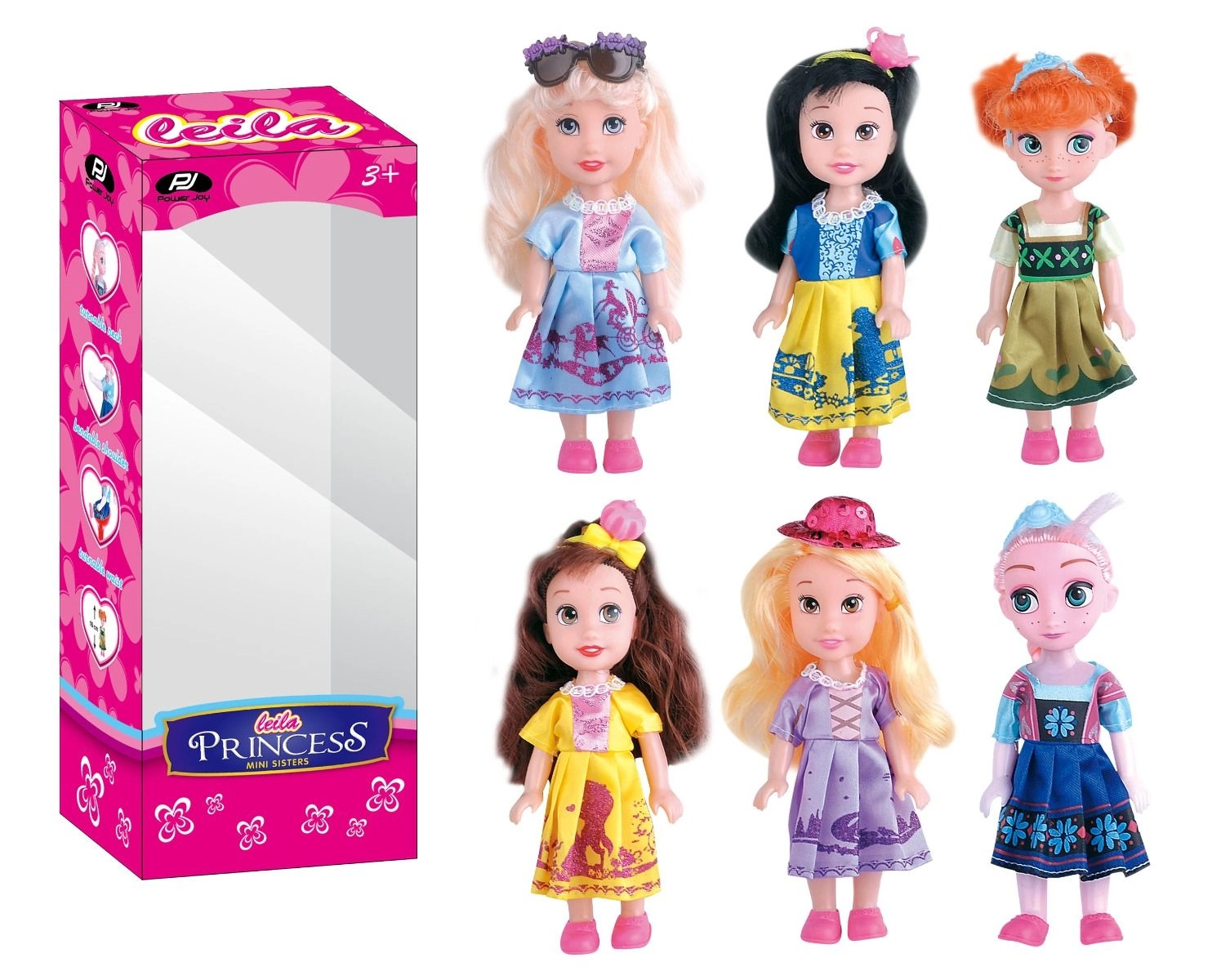 Leila Princess Mini Sisters - 16cm Assorted Ages 3+