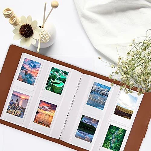 2x3" 256 Pockets PU Leather Photo Album