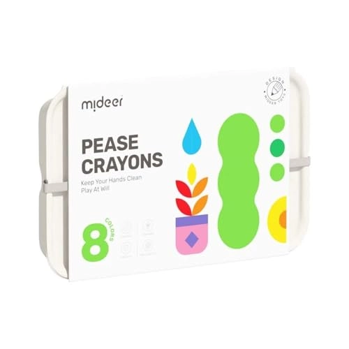 MIDEER Pease Crayons - 8 Colors
