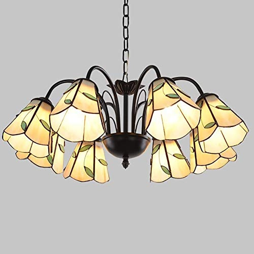 Tivani Chandelier - Blue tiffany 3 heads