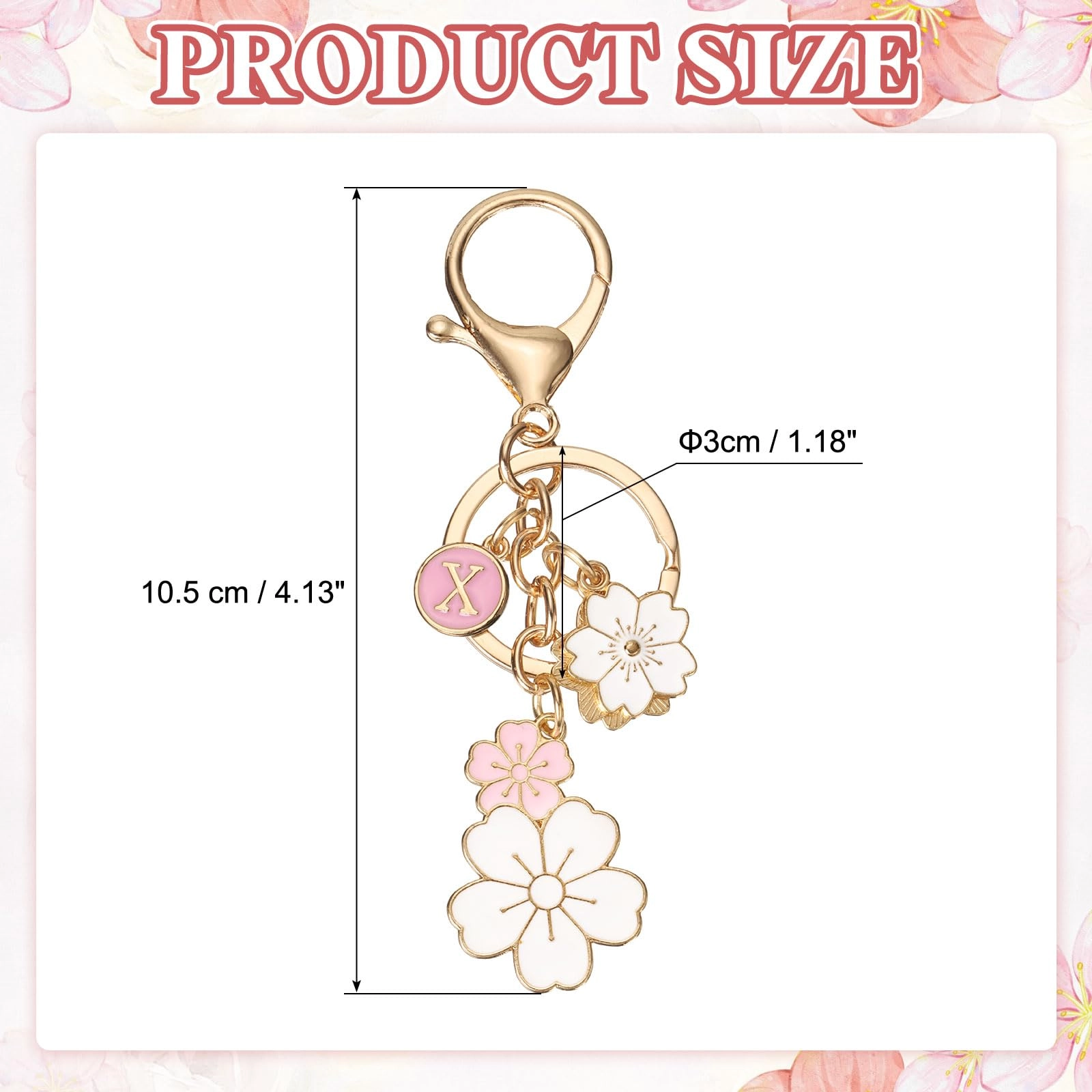 Initial Keychain - Letter