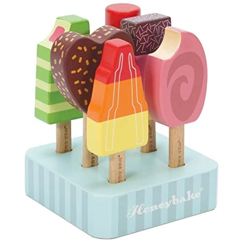 Le Toy Van Honeybake Collection Ice Lollies Set - Premium Wooden Toys