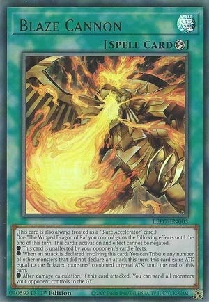 Yugioh Singles Blaze Cannon LED7-EN005 - 1st Edition