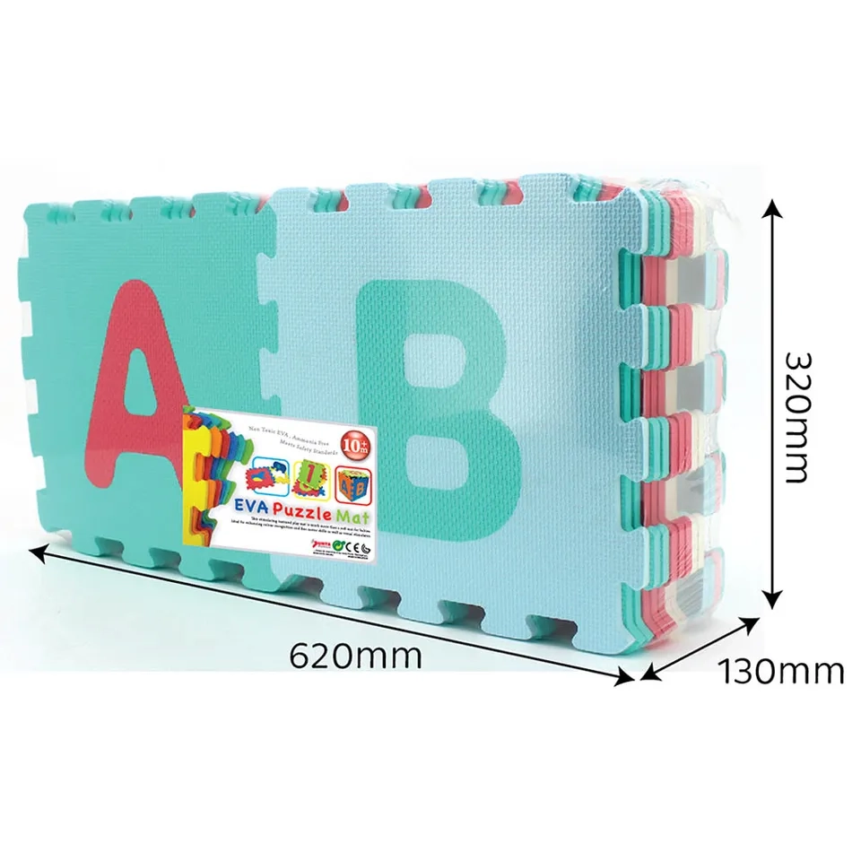 Antibacterial Alphabet Puzzle Mat - 10 Months 26pc