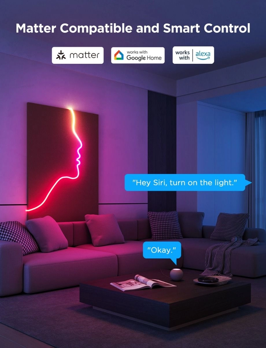 Neon LED Strip Light - 3m