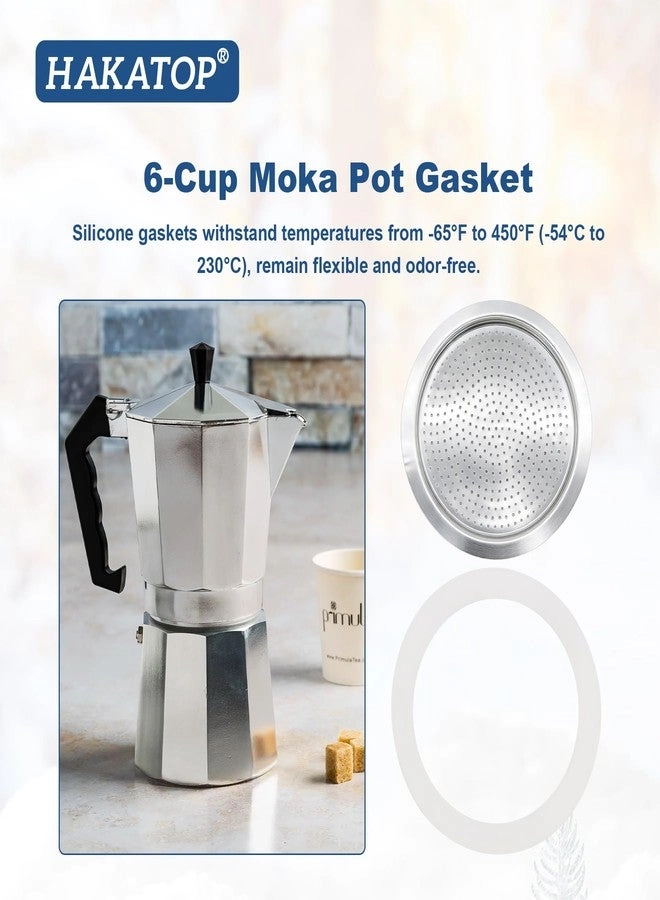 Stainless Filter - 2 + Silicone Gasket - 4