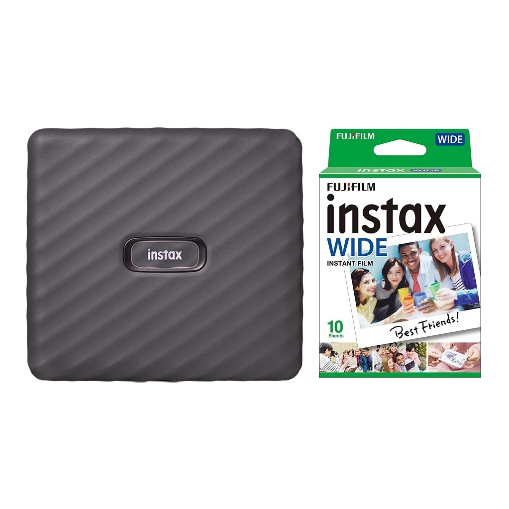Instax Link Wide + Instax Film - 20 Sheets + Cloth